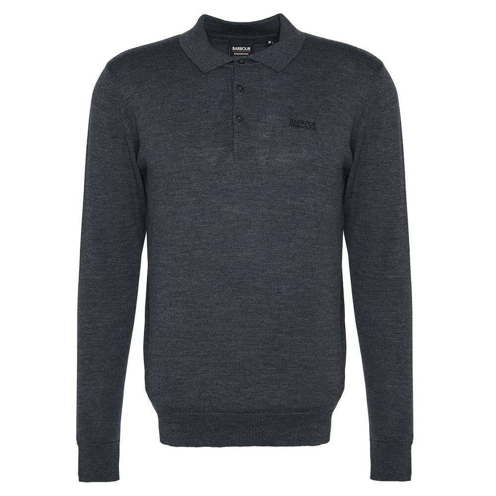 Barbour International Merlin Merino Polo Jumper